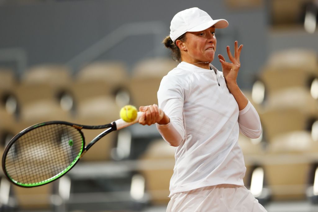 Iga Swiatek, Simona Halep'i korttan sildi 4