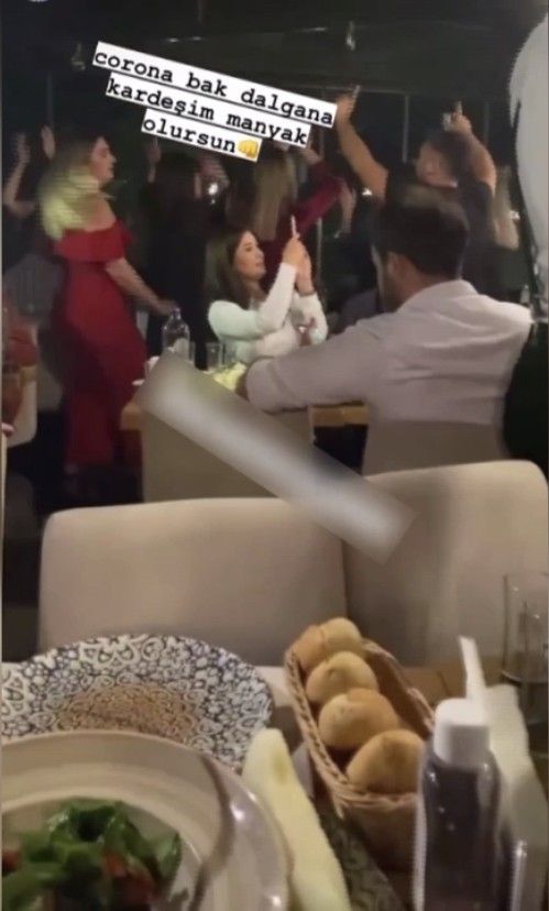 Dansözlü korona partisinde akılalmaz sözler 3