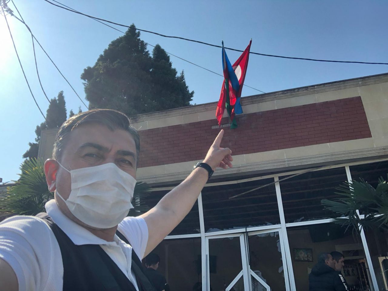 SuperHaber, Gence'deki patlama yerinde 28