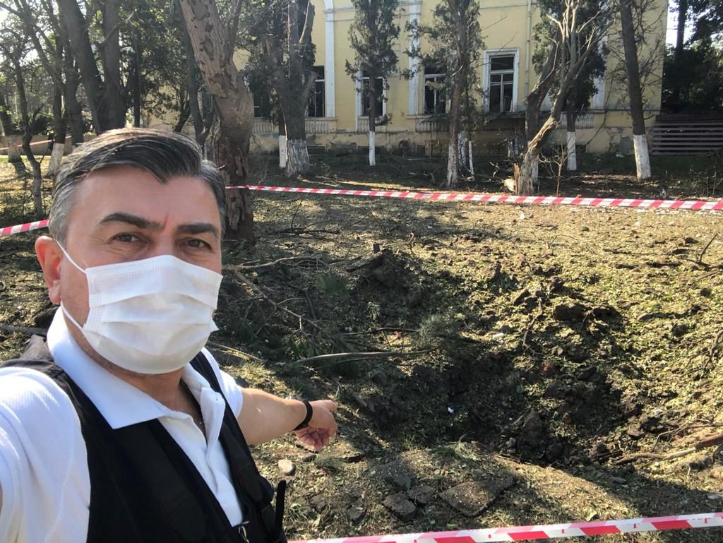 SuperHaber, Gence'deki patlama yerinde 9