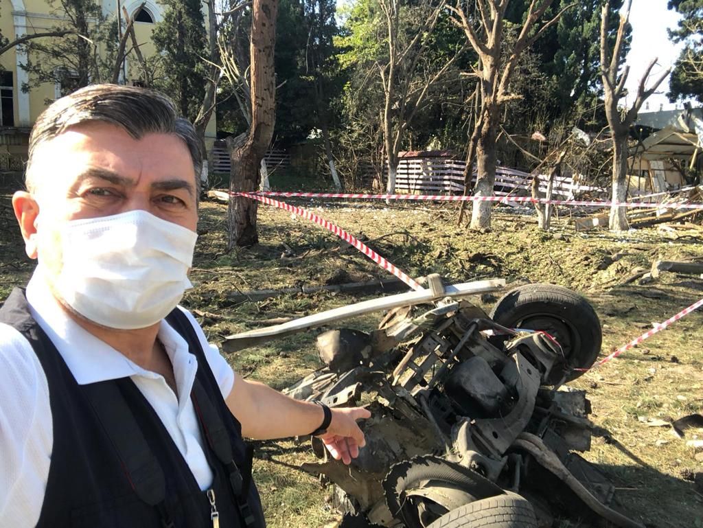 SuperHaber, Gence'deki patlama yerinde 4