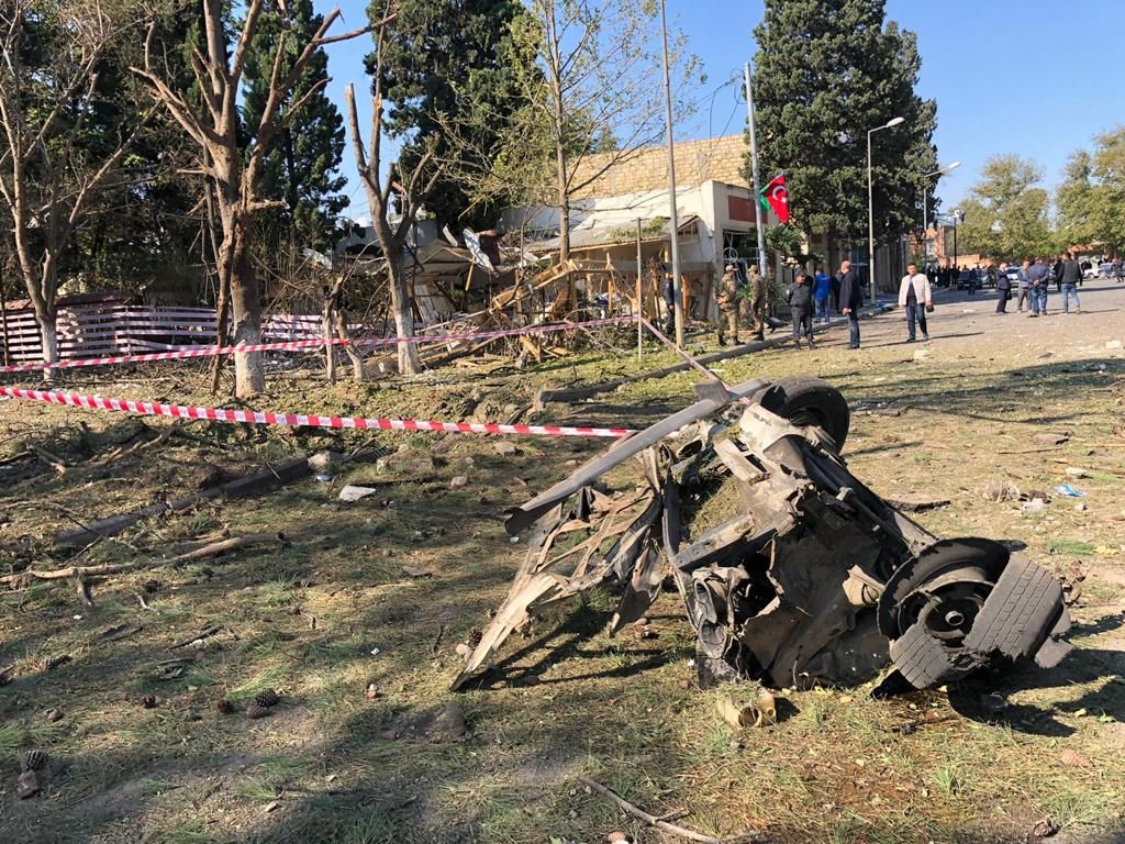 SuperHaber, Gence'deki patlama yerinde 6