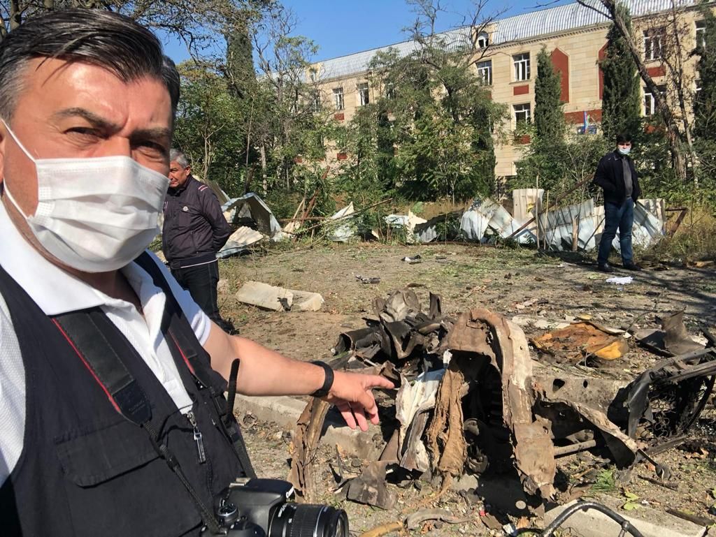 SuperHaber, Gence'deki patlama yerinde 5