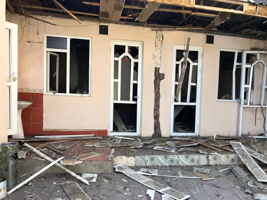 SuperHaber, Gence'deki patlama yerinde 22