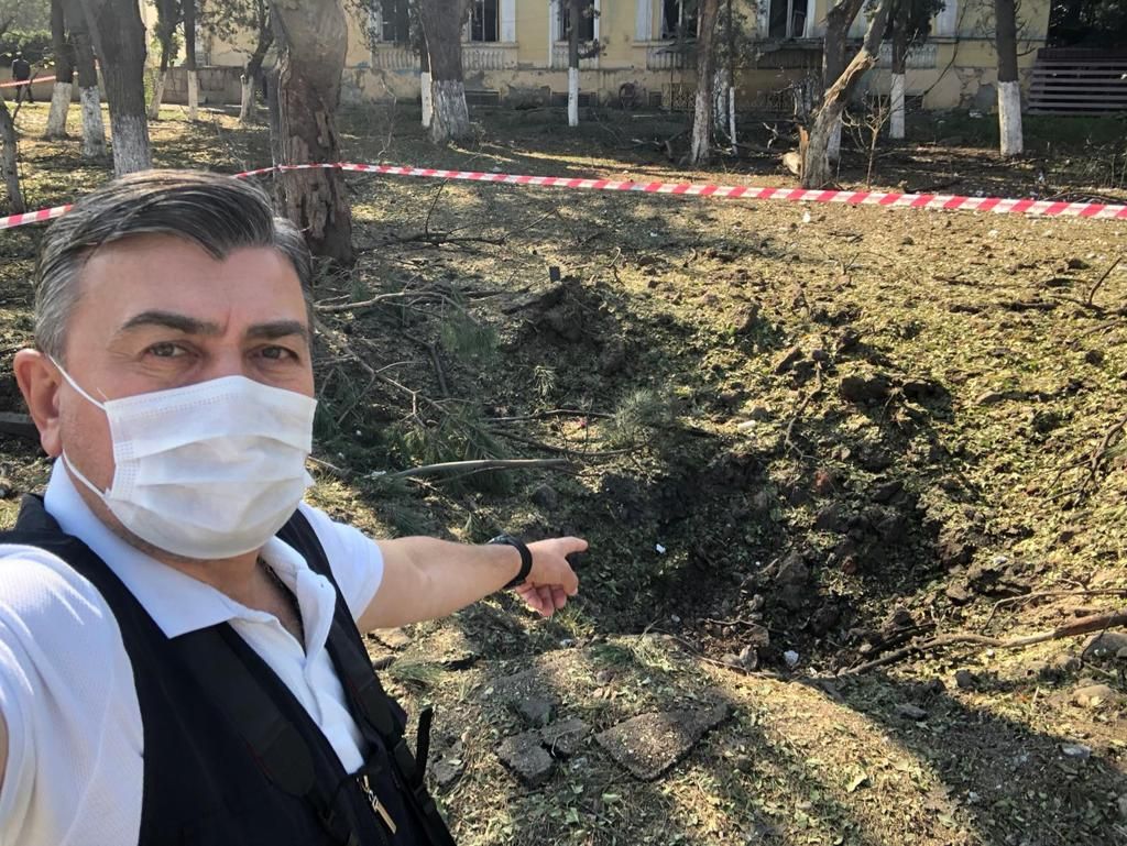 SuperHaber, Gence'deki patlama yerinde 7