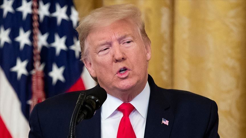 ABD Başkanı Trump canlı yayında öksürük krizine girdi! 5