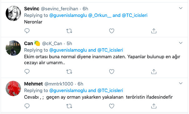 Hatay yangınında şüpheler PKK'nın üzerinde 7