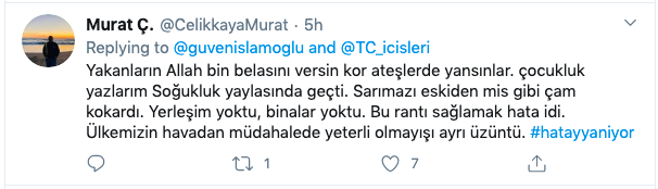 Hatay yangınında şüpheler PKK'nın üzerinde 14