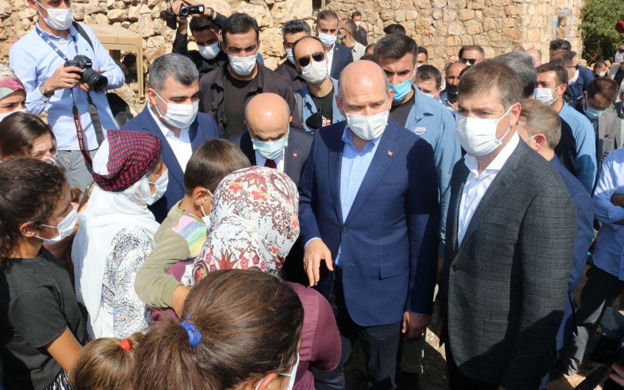 Bakan Soylu'dan Sakarya'da saldırıya uğrayan işçilere ziyaret 2