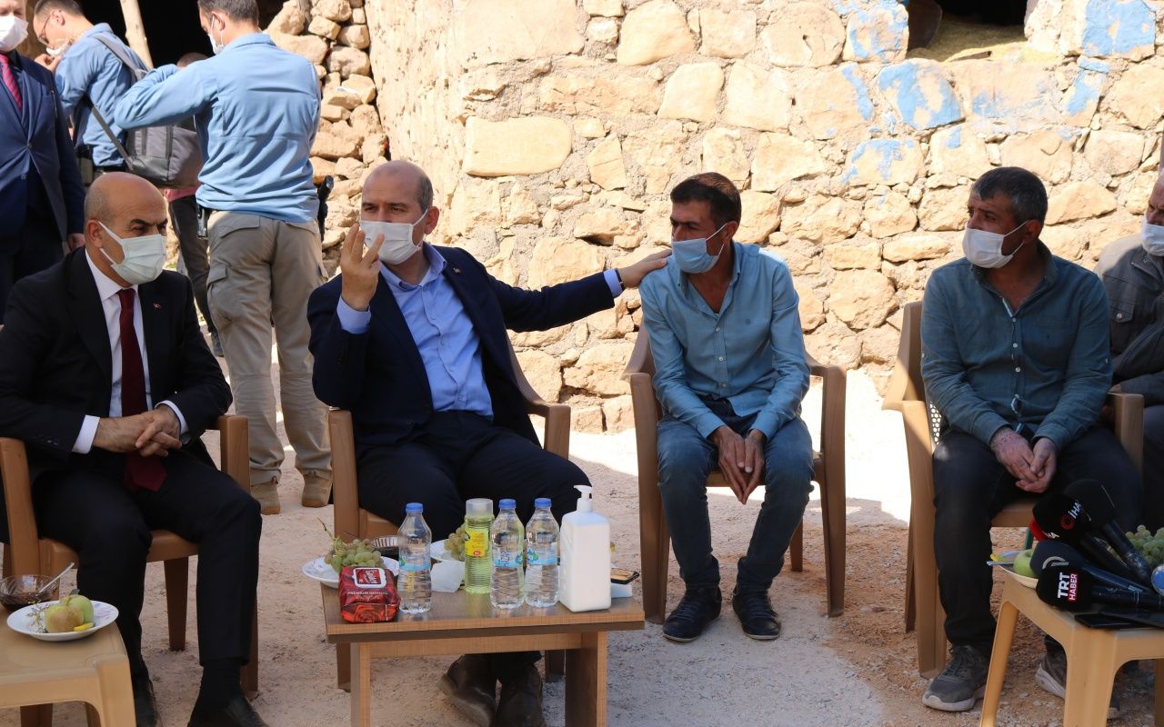 Bakan Soylu'dan Sakarya'da saldırıya uğrayan işçilere ziyaret 8