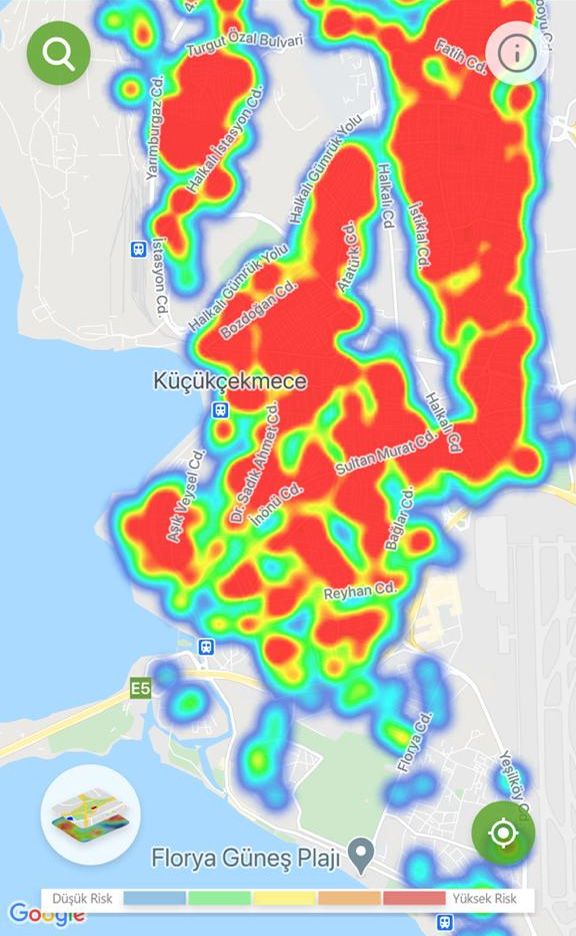İşte ilçe ilçe İstanbul'un koronavirüs risk haritası 9