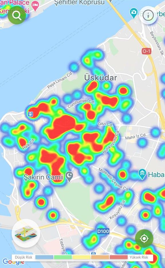 İşte ilçe ilçe İstanbul'un koronavirüs risk haritası 12