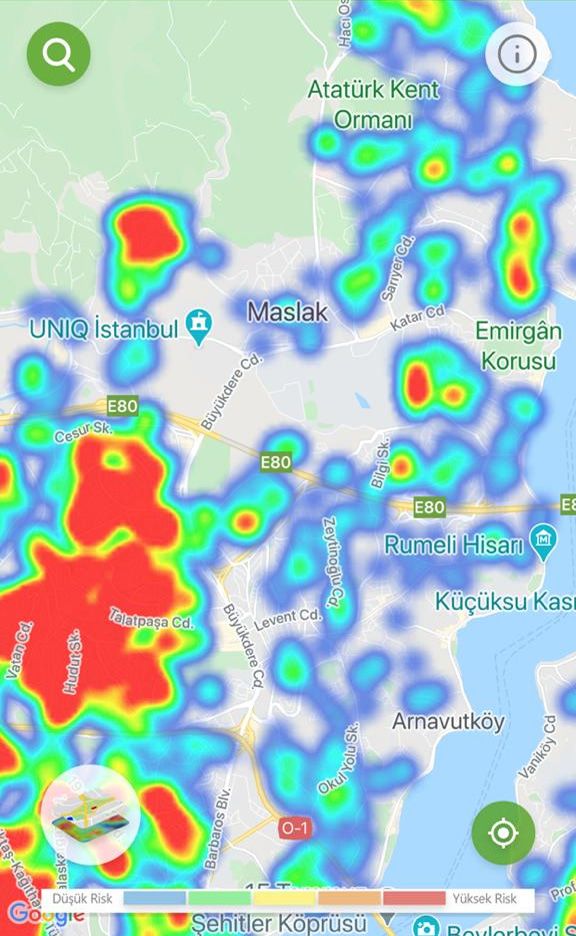İşte ilçe ilçe İstanbul'un koronavirüs risk haritası 3