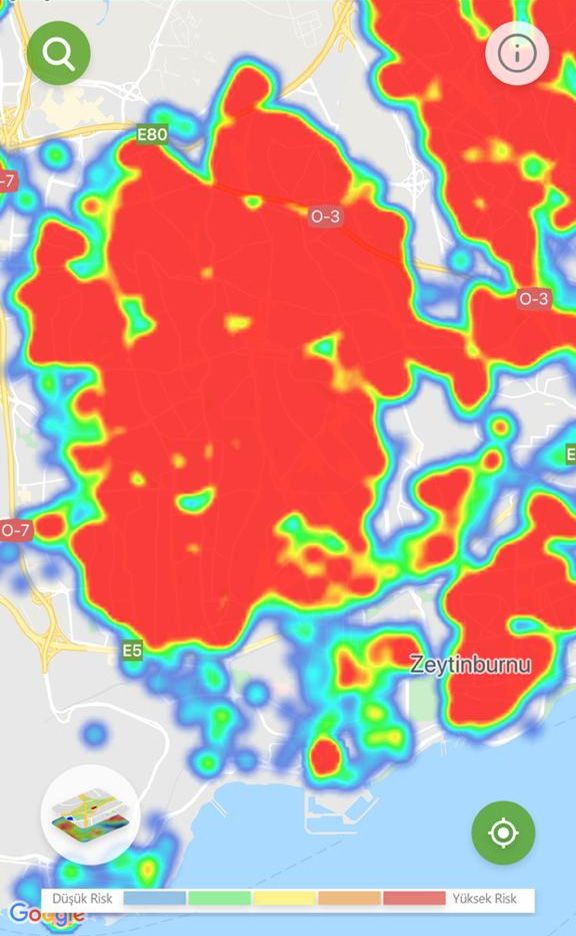 İşte ilçe ilçe İstanbul'un koronavirüs risk haritası 6