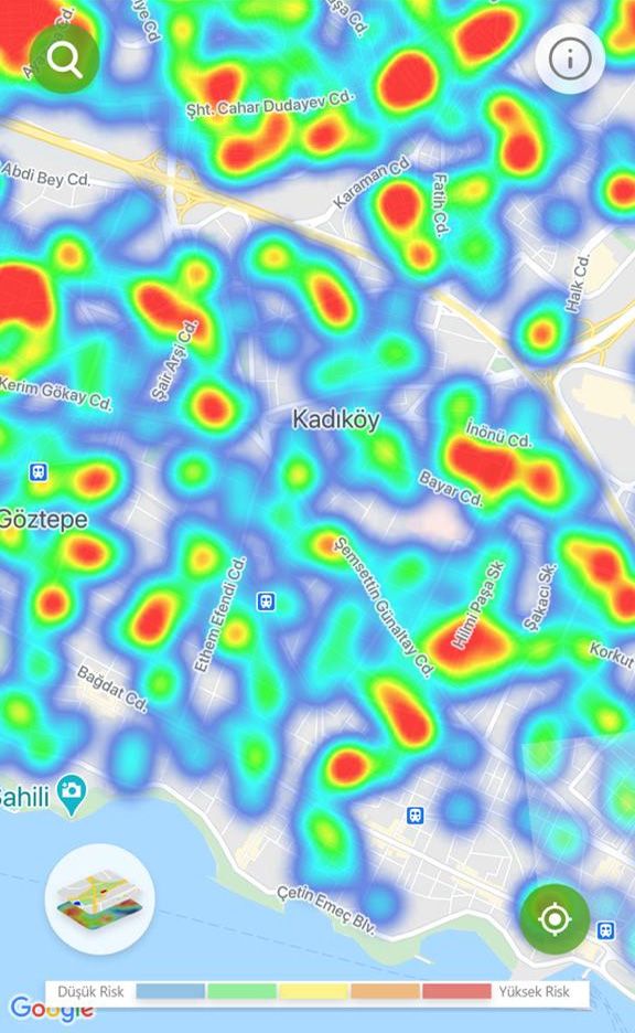 İşte ilçe ilçe İstanbul'un koronavirüs risk haritası 8