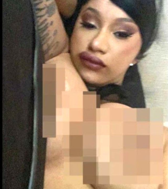 Rapçi Cardi B sosyal medyadan yanlışlıkla çıplak fotoğrafını paylaştı! 3
