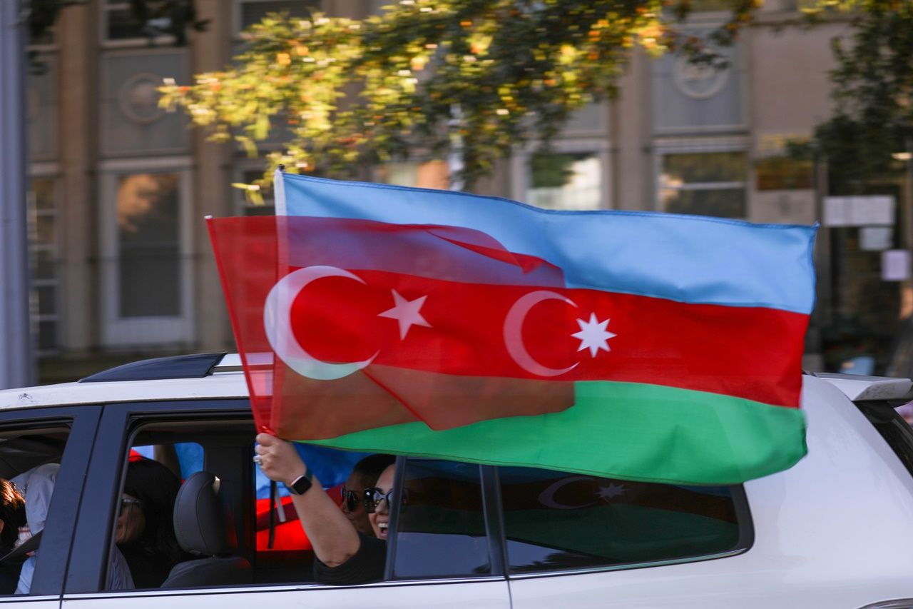 Beyaz Saray önünde Azerbaycan'a destek gösterisi 39