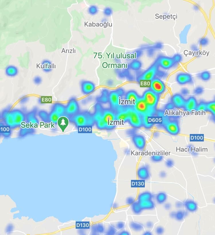 Kritik illerin yoğunluk haritası korkuttu 8