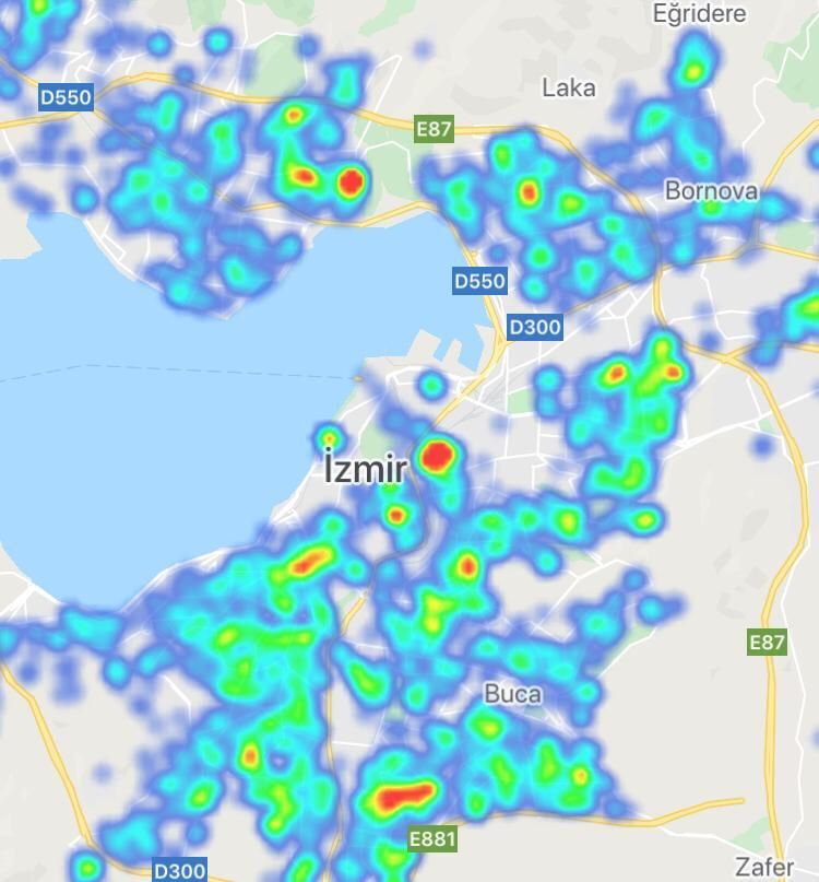 Kritik illerin yoğunluk haritası korkuttu 6