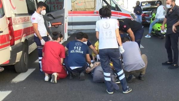 Edirnekapı'da üst geçitten D-100'e atlayan kişi öldü! 8