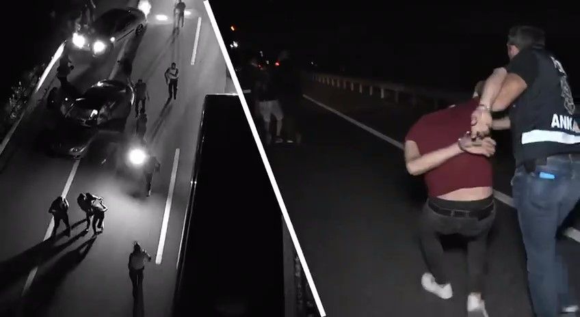 Polis ekipleri yolda yakaladı! 5