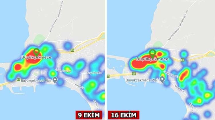 İşte İstanbul'da ilçe ilçe koronavirüs haritası... 16