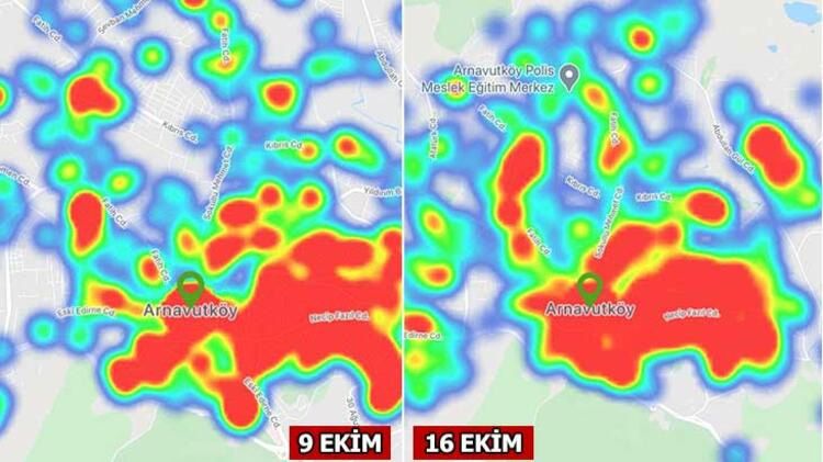İşte İstanbul'da ilçe ilçe koronavirüs haritası... 4