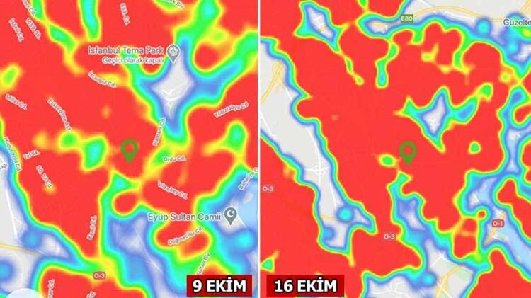 İşte İstanbul'da ilçe ilçe koronavirüs haritası... 23