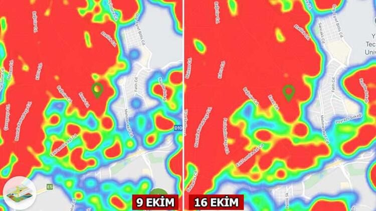 İşte İstanbul'da ilçe ilçe koronavirüs haritası... 24