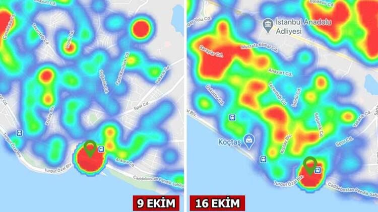 İşte İstanbul'da ilçe ilçe koronavirüs haritası... 27
