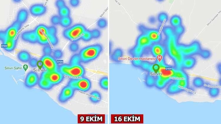 İşte İstanbul'da ilçe ilçe koronavirüs haritası... 34