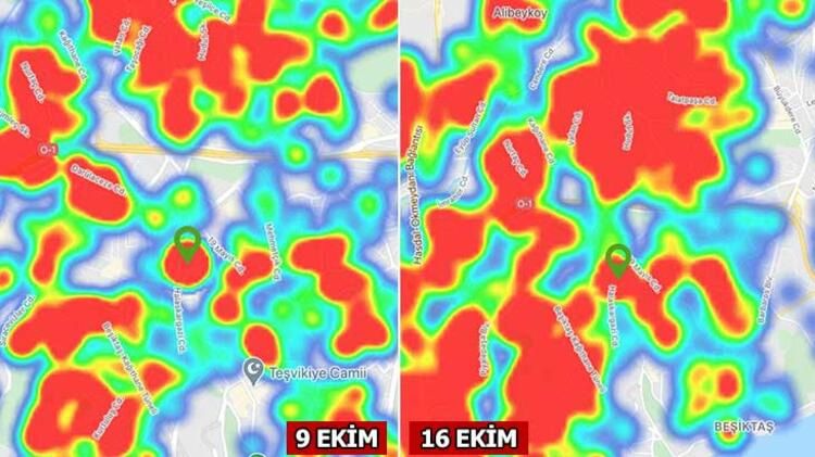 İşte İstanbul'da ilçe ilçe koronavirüs haritası... 35