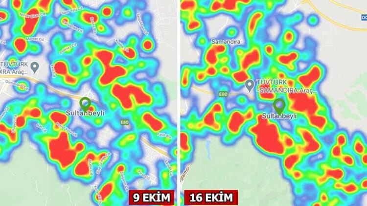 İşte İstanbul'da ilçe ilçe koronavirüs haritası... 36