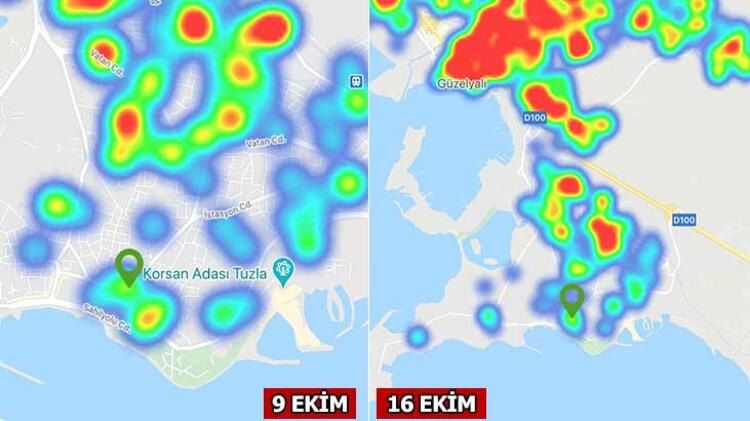 İşte İstanbul'da ilçe ilçe koronavirüs haritası... 38