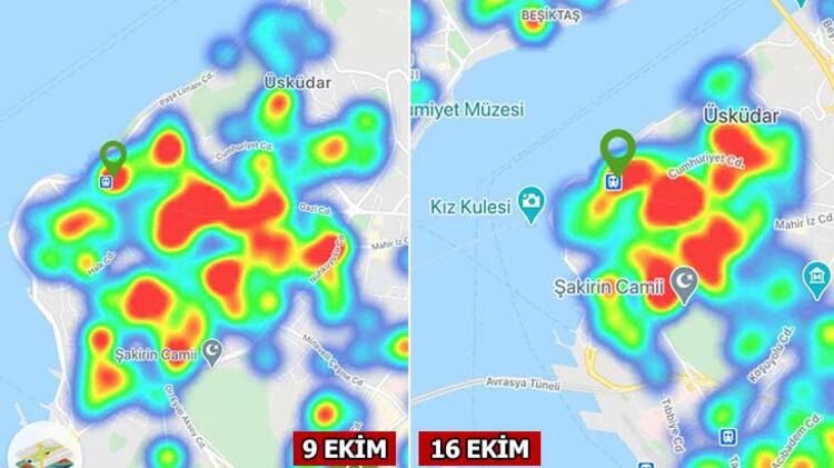 İşte İstanbul'da ilçe ilçe koronavirüs haritası... 40