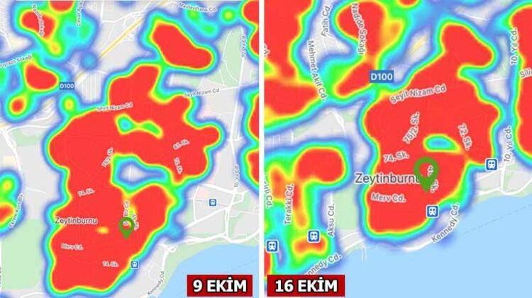 İşte İstanbul'da ilçe ilçe koronavirüs haritası... 41