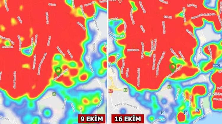 İşte İstanbul'da ilçe ilçe koronavirüs haritası... 8