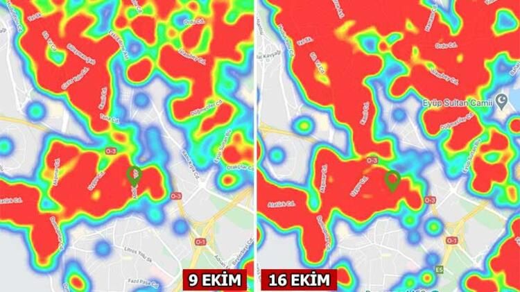 İşte İstanbul'da ilçe ilçe koronavirüs haritası... 11