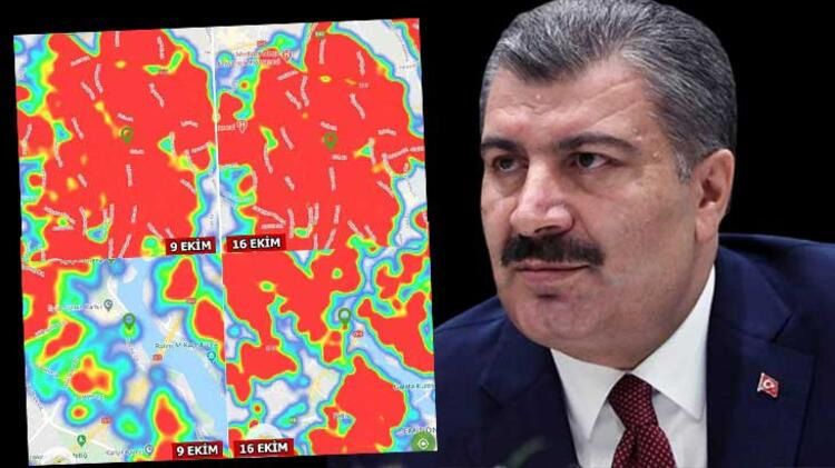 İşte İstanbul'da ilçe ilçe koronavirüs haritası... 1