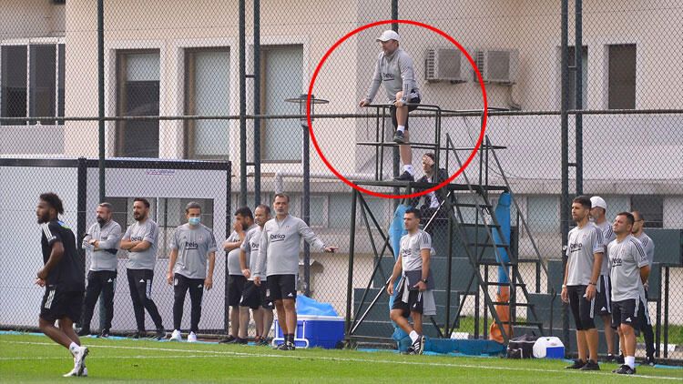 Beşiktaş antrenmanında ilginç detay 1
