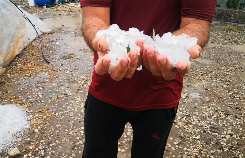 Antalya'da fırtına ve dolu can aldı 13
