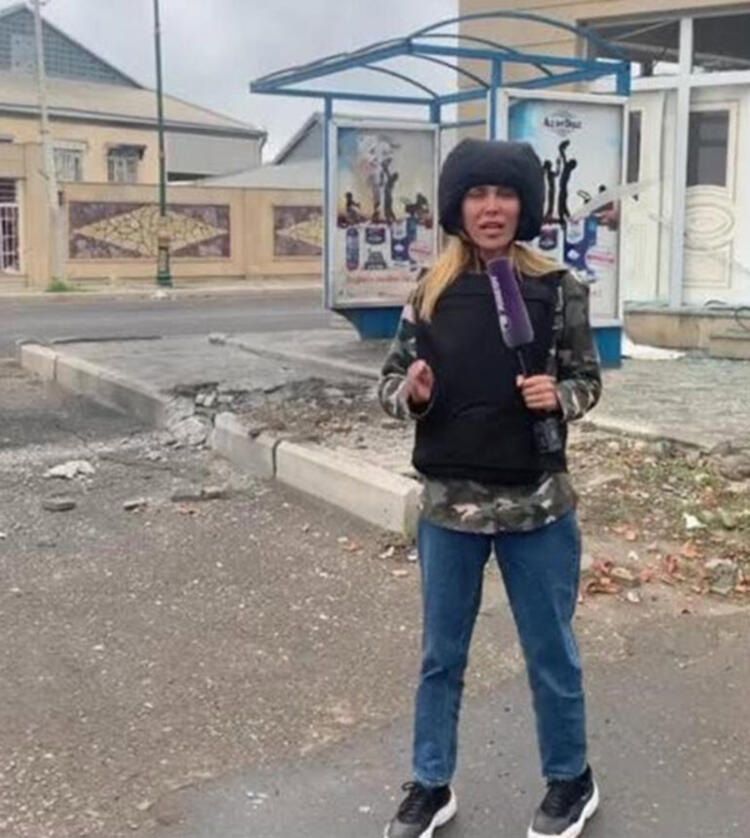 Doğuş'un eşi Xosqedem Hidayetqizi cepheye gitti! 3