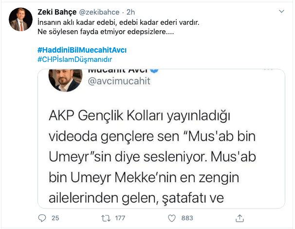 Hz. Muhammed'in bayraktarına dil uzattı! 8