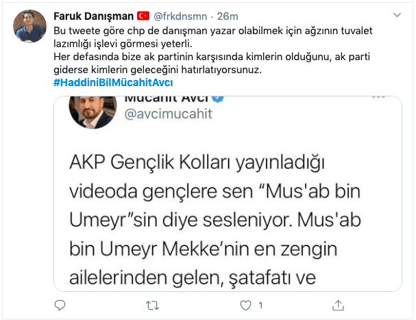 Hz. Muhammed'in bayraktarına dil uzattı! 19