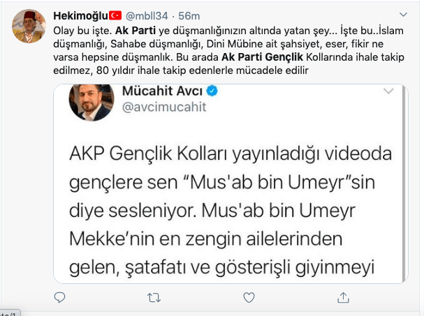 Hz. Muhammed'in bayraktarına dil uzattı! 23
