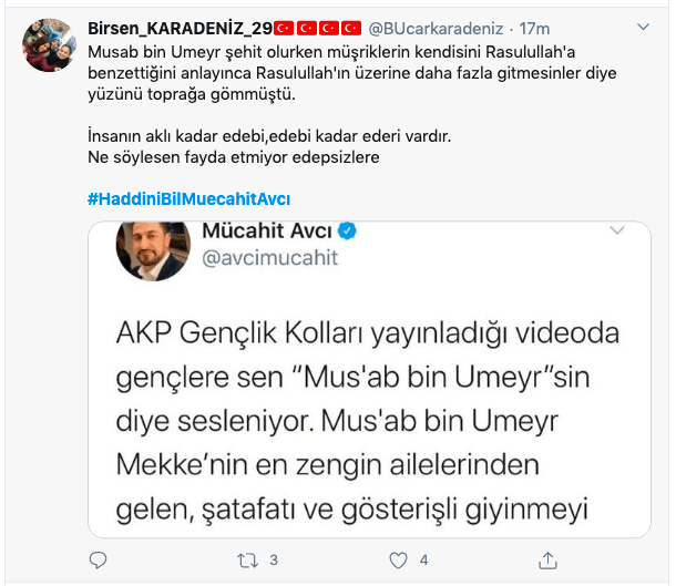 Hz. Muhammed'in bayraktarına dil uzattı! 9
