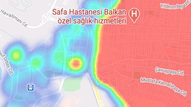 Koronavirüsü sadece bir cadde ayırıyor! 7