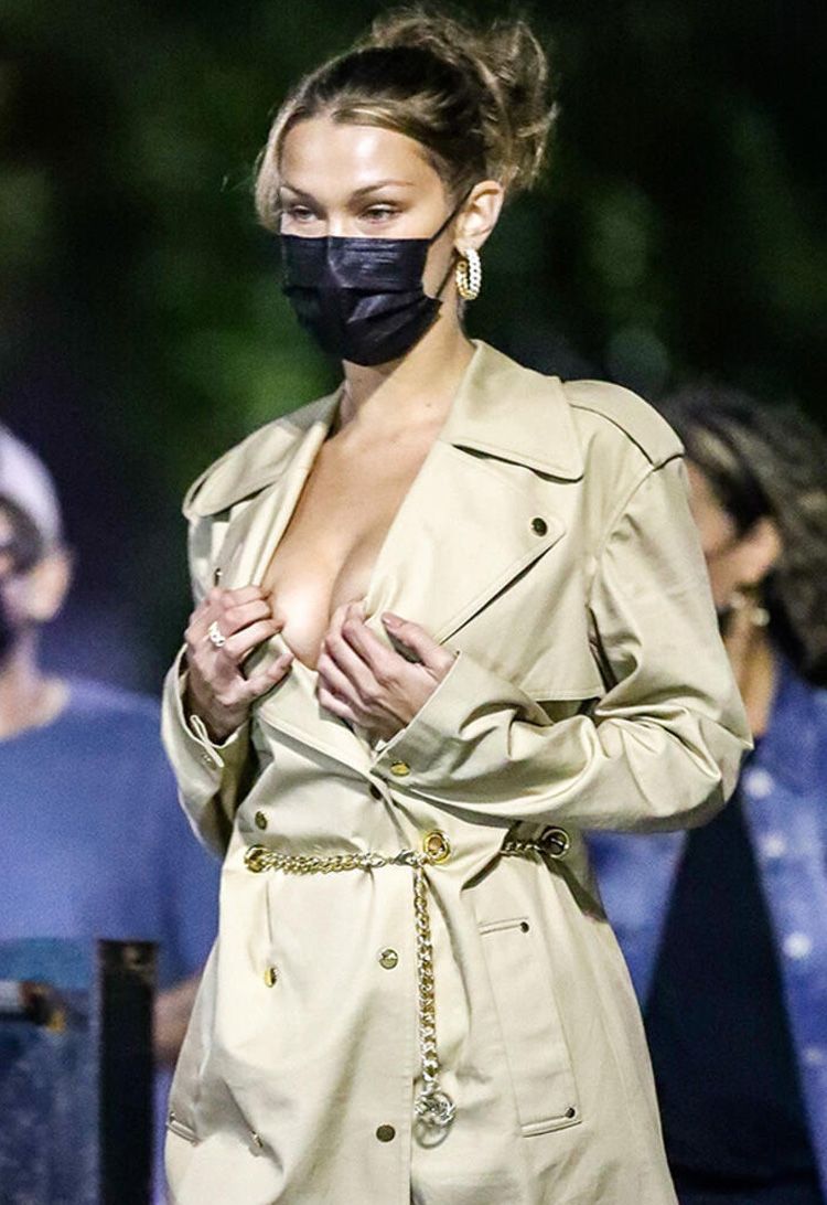 Bella Hadid çekim öncesi koronavirüs testi yaptırdı! 7