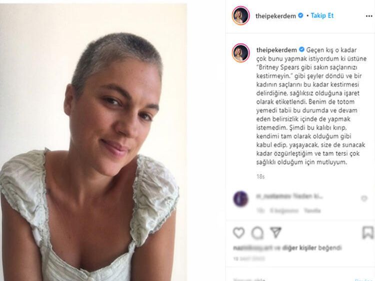 İpek Erdem saçlarını '3 numara' kestirdi! 4