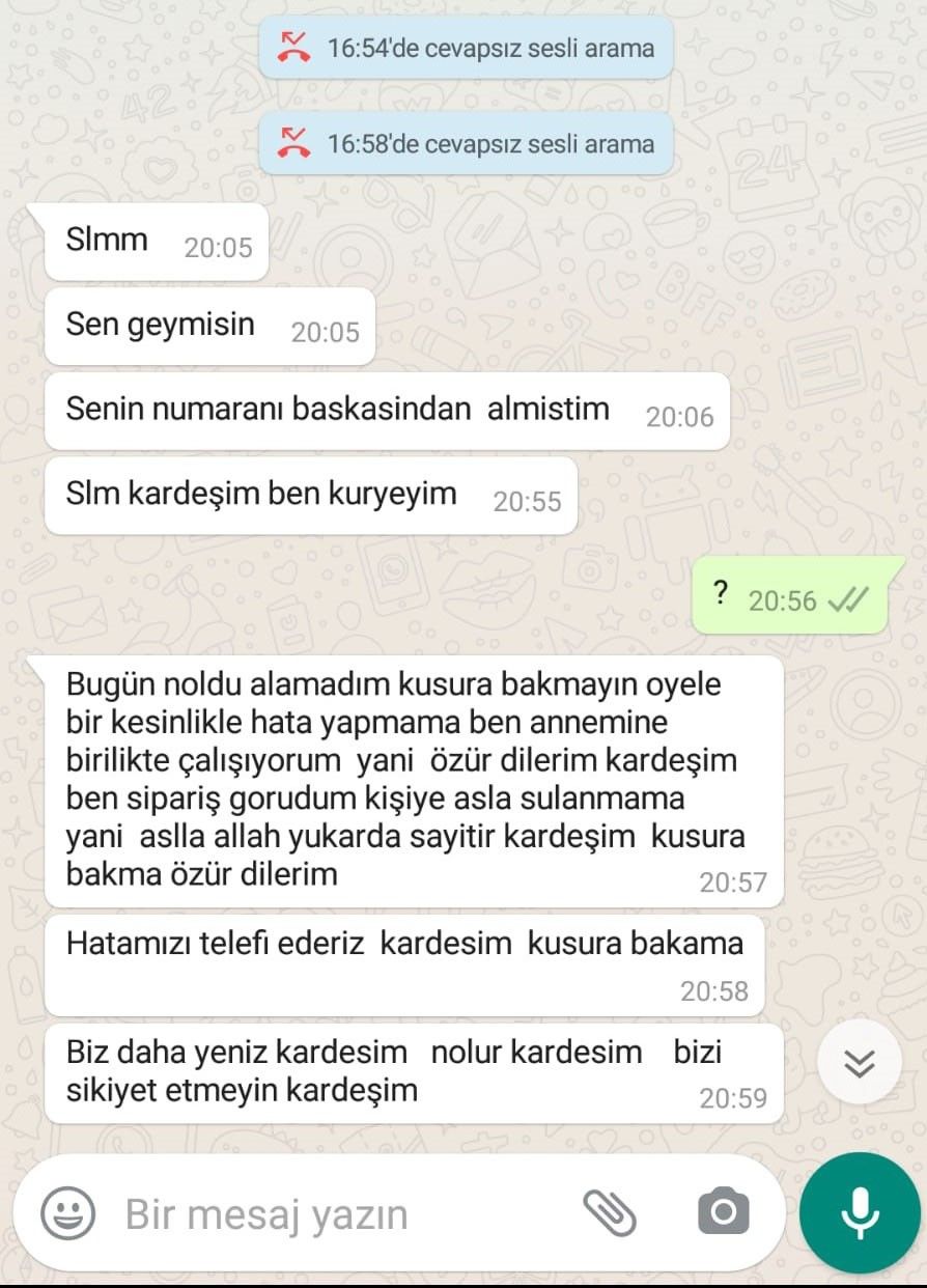 Yemek siparişi sonrası hayatının şokunu yaşadı 3
